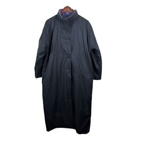 Mycra Pac Now Women's Rain Jacket Coat Sz Sm Donatella Black Purple Reversible